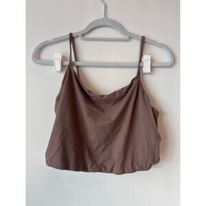 Skims Fits Everybody Strappy Back Brown Cami Tank Double Lined 3X